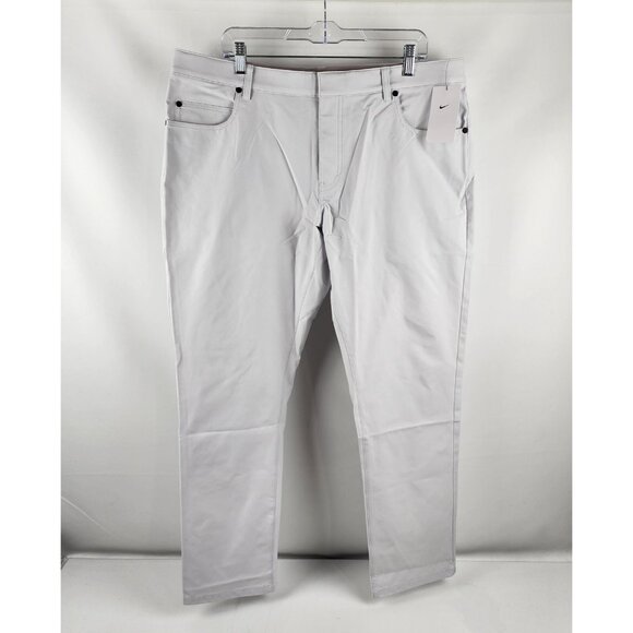 Nike Golf Pants Mens 38x32 Bone 5-Pocket Slim Tour Golf Pants FD5615-025 NWT